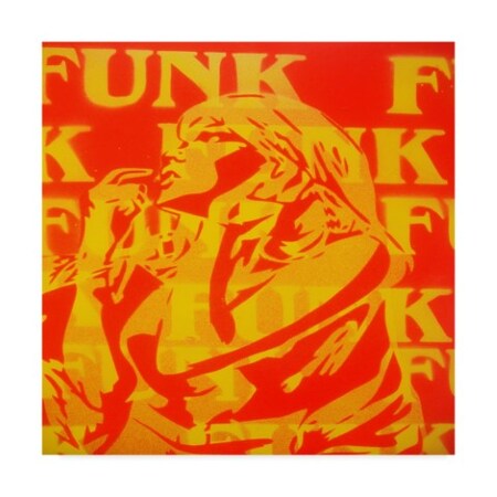 Trademark Fine Art Abstract Graffiti 'Funk' Canvas Art, 18x18 ALI24156-C1818GG